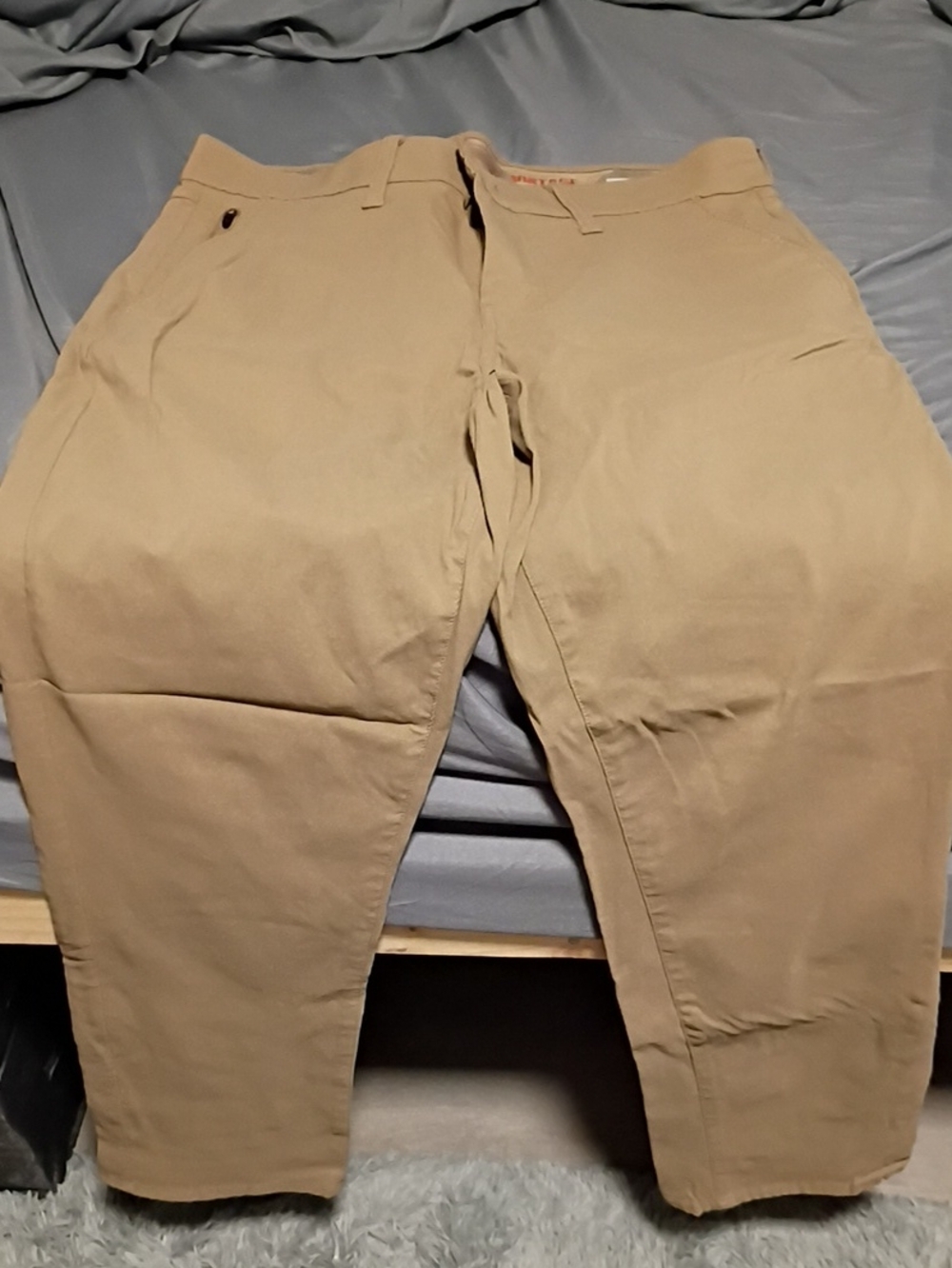 Classic Men's Tan Chino Pants - Straight Fit